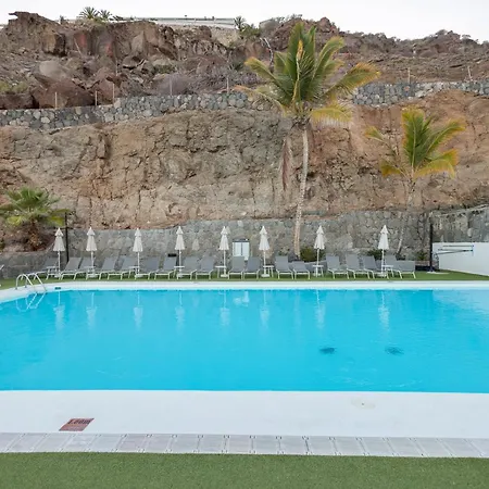 2br Private Terrace House-solarium & Pool Lägenhet Mogán
