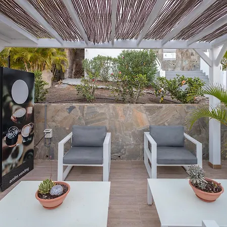 2br Private Terrace House-solarium & Pool Mogán